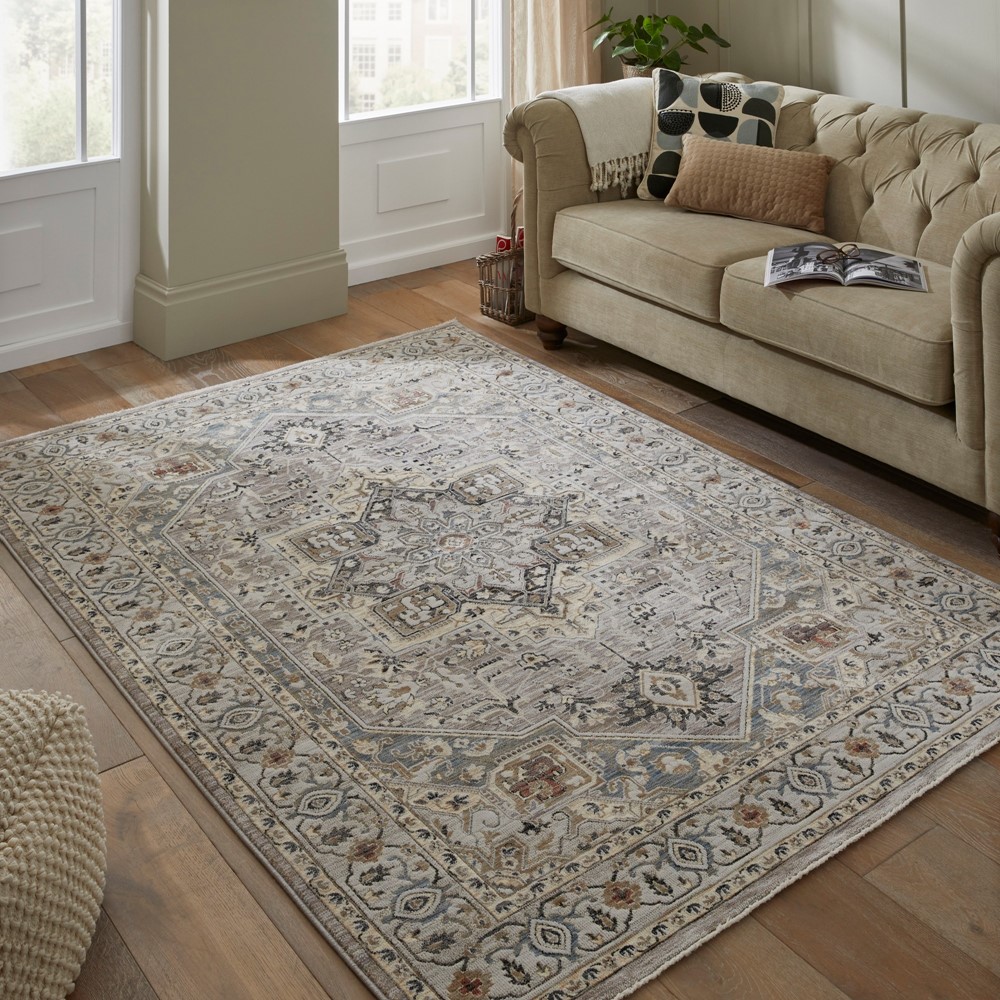 Legacy LEG05 Traditional Persian Rugs by Concept Looms in Grey Slate